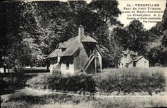 VINTAGE POSTCARD Versailles Park Of Small Trianon Hamlet of Marie Antoinette the presbytery