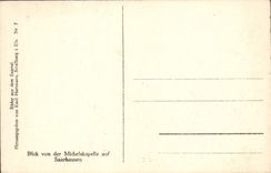 VINTAGE POSTCARD Blick Von Der Michelskapelle Auf Saarhausen