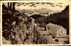 POSTAL MODERNA la hoz el hotel de la corona y de Mont Blanc