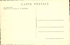 POSTAL MODERNA la hoz el hotel de la corona y de Mont Blanc