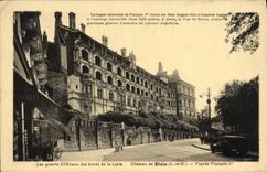 CPA Les Grands Chateaux Des Bords De La Loire Chateau De Blois Facade Francois 1er
