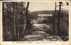 CPA Bagnoles De I'Orne Vue Prise Du Roc Au Chien