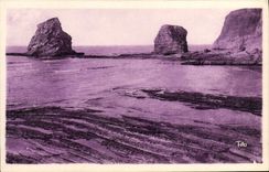 CPA Hendaye Plage Les Deux Jumeaux