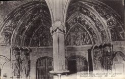 CPA Bayonne Interieur De La Cathedrale Portique de la sacristie