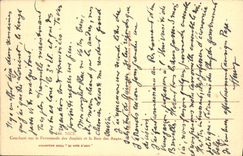 POSTAL de la VENDIMIA que fija Niza en la caminata del inglés y de la bahía de los ángeles