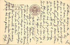 El interior de Abbaye De Lerins Ile Saint Honorat Cloitre de la POSTAL de la VENDIMIA del monasterio consolida