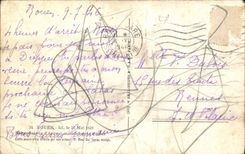 VINTAGE POSTCARD Rouen Sainte Jeanne d' Arc goes up on roughing-hew it