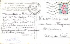 CPM Blois La Place Du Chateau