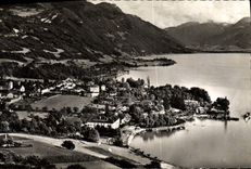 MODERN CARD Talloires And the Lake Annecy