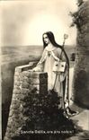 VINTAGE POSTCARD Sancta Odilia Ora Pro Nobis