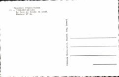 MODERN CARD Border Free Swiss Villers the Lake the Jump Of Doubs in winter