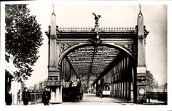 POSTAL MODERNA puente de Estrasburgo de la tranvía de los oficiales de aduanas del Rin