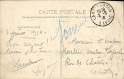 VINTAGE POSTCARD Glacier De I' Arpont Massive of Vanoise Ski