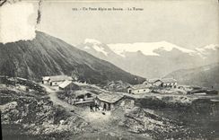 CPA Un Poste Alpin En Savoie La Turraz