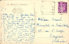 VINTAGE POSTCARD Brittany Dinan Carries Of Jersual