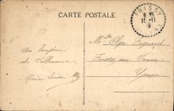 VINTAGE POSTCARD Villeneuve On Yonne the Gross Tower Or Louis Turn the Large one