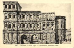 VINTAGE POSTCARD Treves Carried Nigra Construction Roman