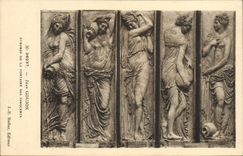 VINTAGE POSTCARD Jean Pin Nymphs Of Pontaine Of the Innocent ones