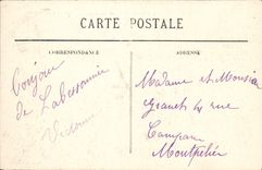 VINTAGE POSTCARD Environs De Labessonnie Roc Bores