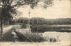 CPA Abbaye De La Grande Trappe L'Etang De Chaumont