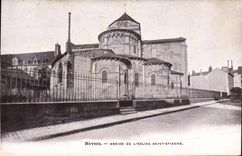 De la VENDIMIA de la POSTAL Apse nunca de la iglesia Etienne Saint