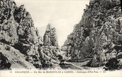 CPA Calanque En Mer De Marseille a Cassis Calanque d'En Van 