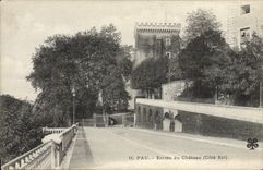 CPA Pau Entree Du Chateau