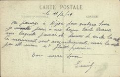 VINTAGE POSTCARD Dijon Jacquemart Horloe Of Notre Dame