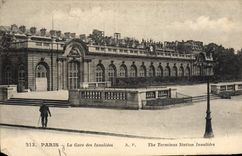 CPA Paris La Gare Des Invalides