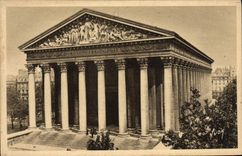 CPA Paris En Flanant L'Eglise De La Madeleine