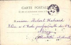 VINTAGE POSTCARD Paris Louvre Turgot House