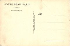 CPA Paris Sainte Chapelle