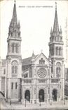 VINTAGE POSTCARD Paris Church Saint Ambroise