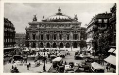 MODERN CARD Paris While Strolling Place De I' Opera