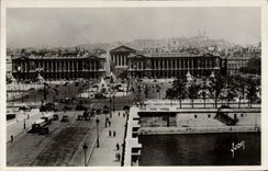 MODERN CARD Paris While Strolling View Of the Place Of the Harmony