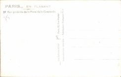 MODERN CARD Paris While Strolling View Of the Place Of the Harmony