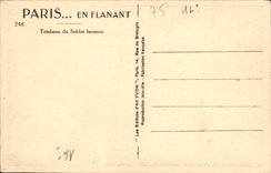 CPA Paris En Flanant Tombeau Du Soldat Inconnu