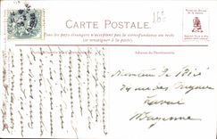 VINTAGE POSTCARD Paris Bois de Boulogne Horse Barouche