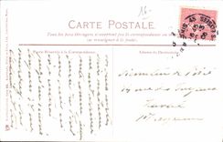 VINTAGE POSTCARD Paris Bois de Boulogne Barouche Horses Bicycle Cycles