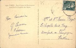 CPA Paris Sacre Coeur De Montmartre Autel De La Chapelle Des Morts