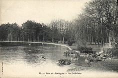 CPA Paris Bois De Boulogne Lac Interieur