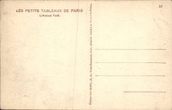 POSTAL París de la VENDIMIA la avenida de Foch Arc de Triomphe