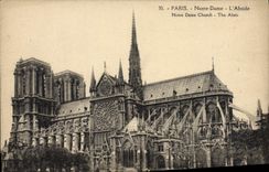 CPA Paris Notre Dame L'Abside