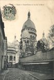 VINTAGE POSTCARD Paris Crowns Heart And Street Of the Bar