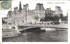 CPA Paris L'Hotel De Ville