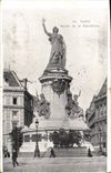 CPA Paris Statue De La Republique