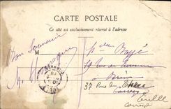 VINTAGE POSTCARD Paris Mairie Of the 5th District Places of the Pantheon