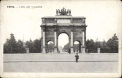 CPA Paris L'Arc Des Tuileries