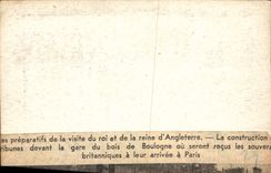 Image Paris Preparatifs De La Visite du roi et de la reine d'Angleterre