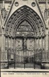 VINTAGE POSTCARD Paris Notre Dame Side Gate Northern
